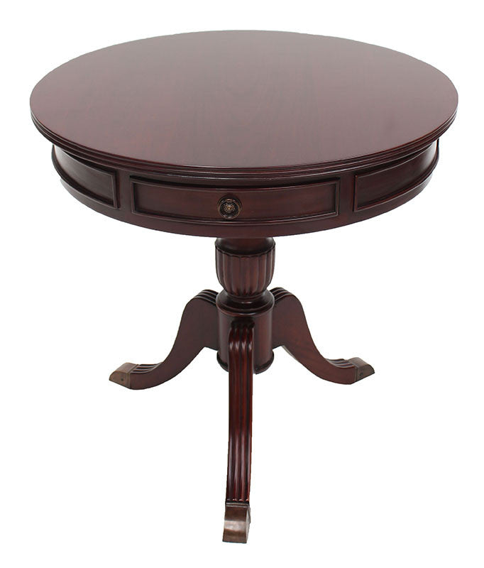 Round Regency Table 2 drawers